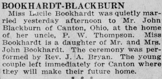 Lucile Bookhardt-John Blackburn